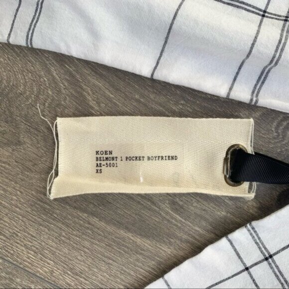 Anthropologie Ash and Ember Button Down Shirt Plaid Western Country Size XS - Picture 12 of 16